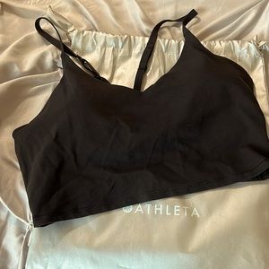 Athleta Elation Strappy Longline Bra